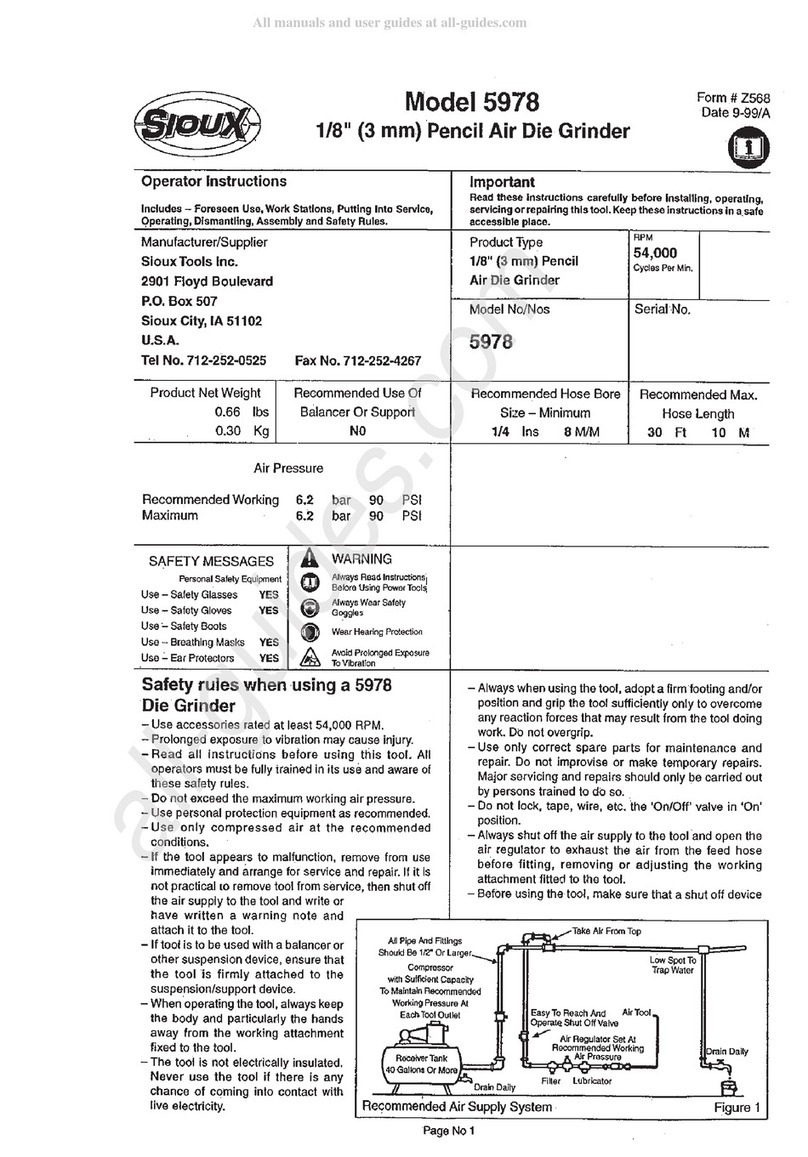 Sioux Tools 5978 Specifications