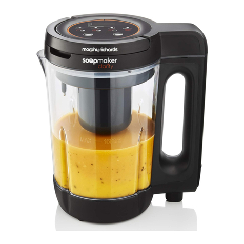 Morphy Richards clarity soupmaker User manual