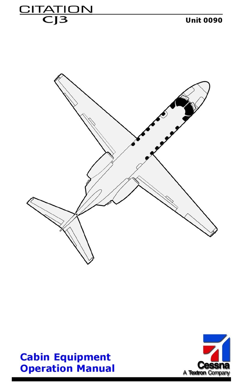 Textron Cessna Citation CJ3 User manual