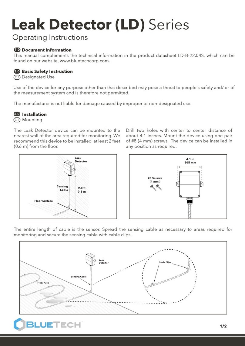 Bluetech LD Series operating instructions