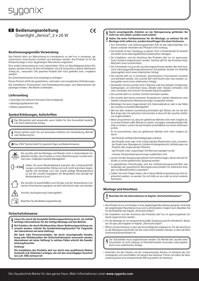 Sygonix Venice operating instructions