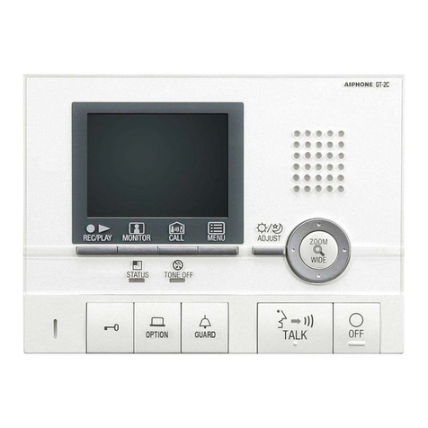 Aiphone GT-2C User manual