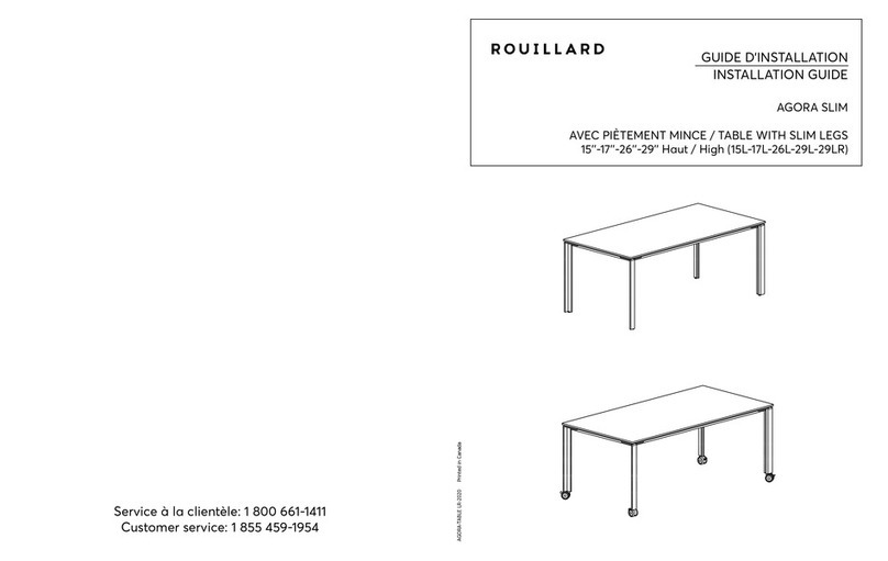 ROUILLARD AGORA SLIM User manual