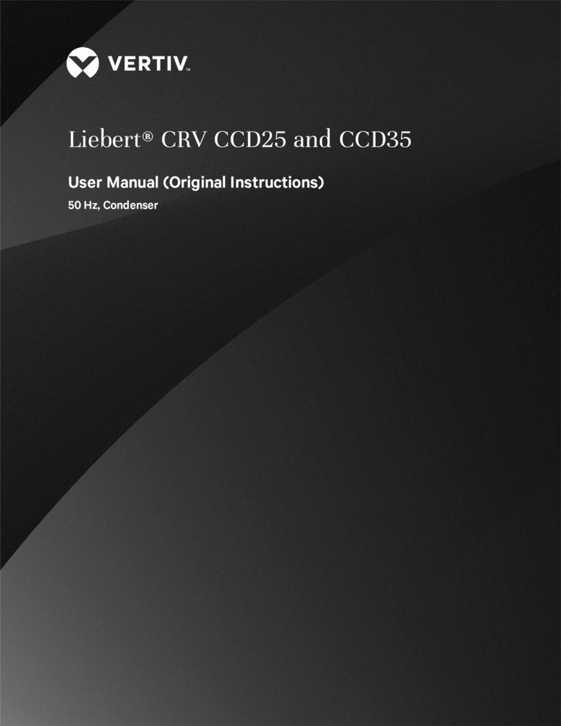 Vertiv Liebert CRV CCD25 user manual