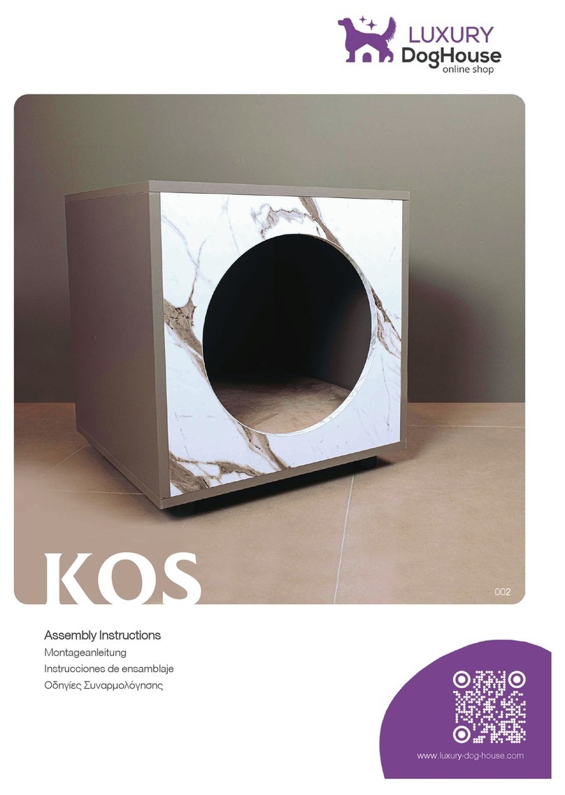 LUXURY DogHouse KOS Assembly instructions