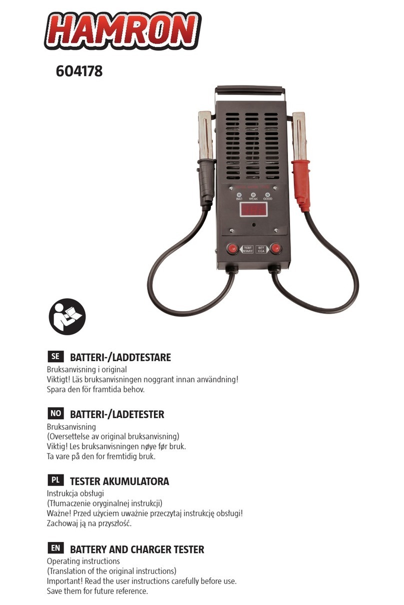 Hamron 604178 operating instructions