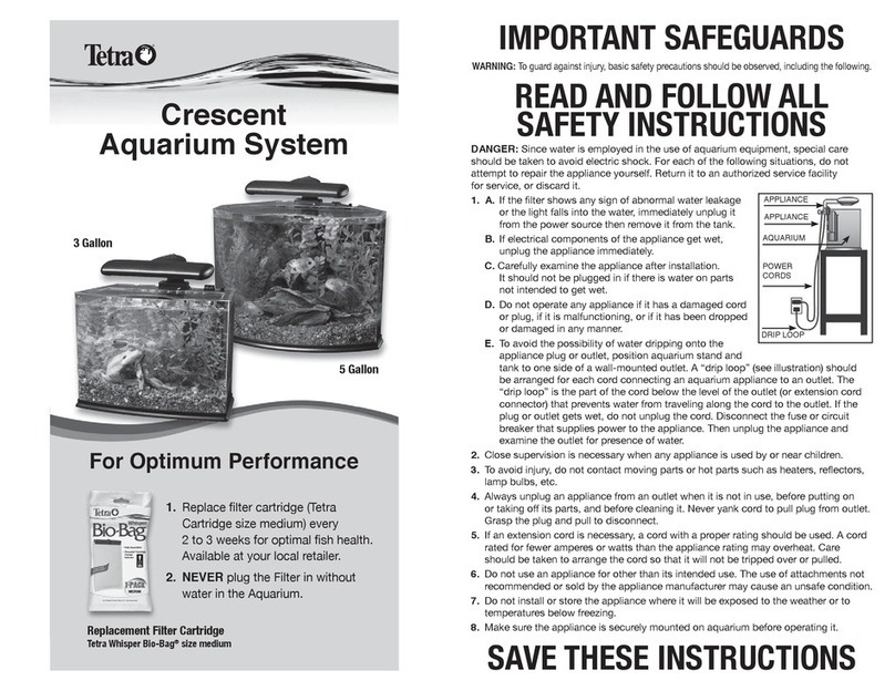 Tetra Crescent 3 Gallon User manual