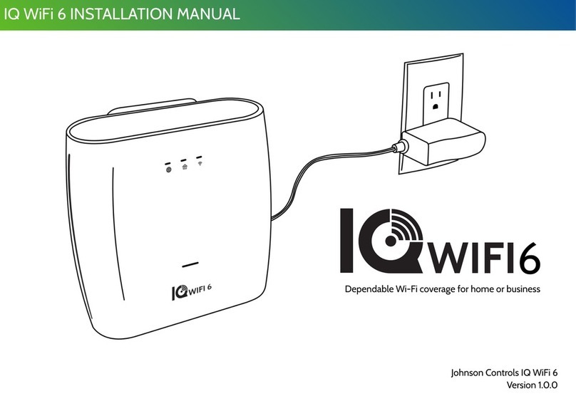Johnson Controls IQ WiFi 6 installation manual