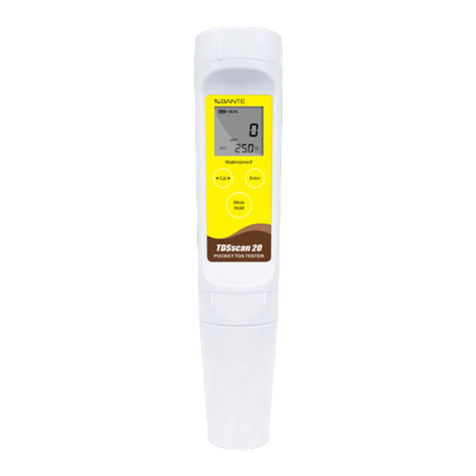 Bante Instruments TDSscan20 user manual Bante Instruments TDSscan20 user manual