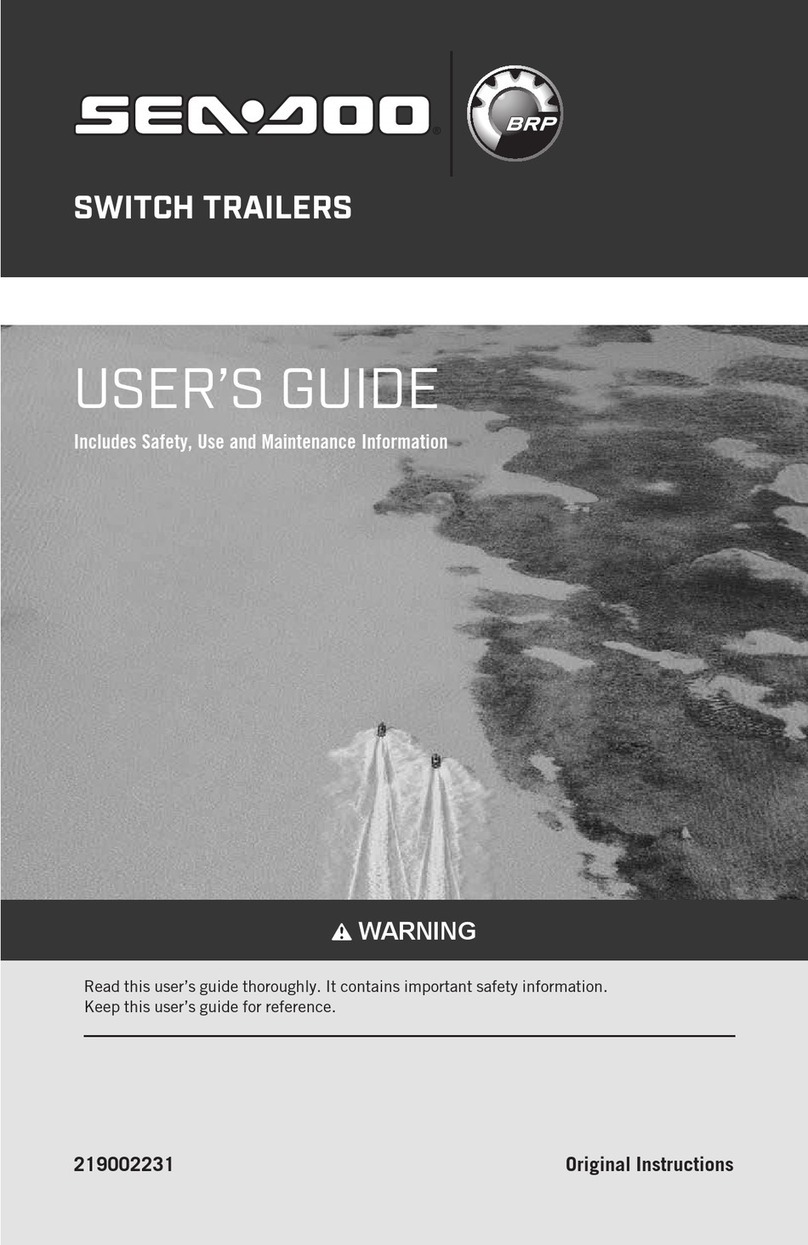 BRP SEA-DOO Switch 13 User manual