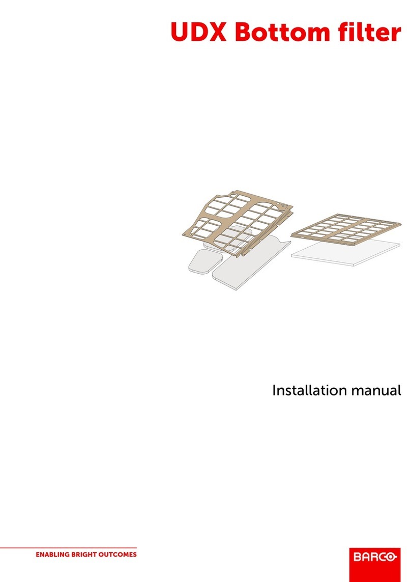 Barco R9802352 User manual