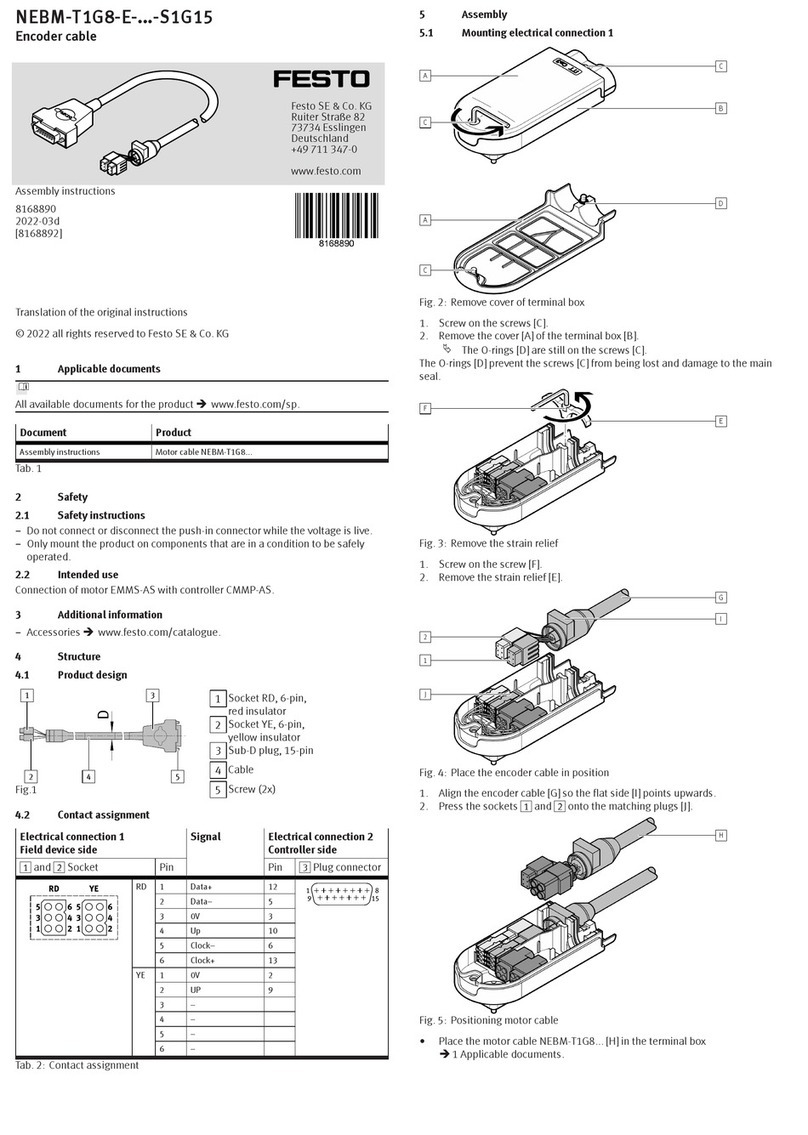 Festo NEBM-T1G8-E -S1G15 Series User manual Festo NEBM-T1G8-E -S1G15 Series User manual