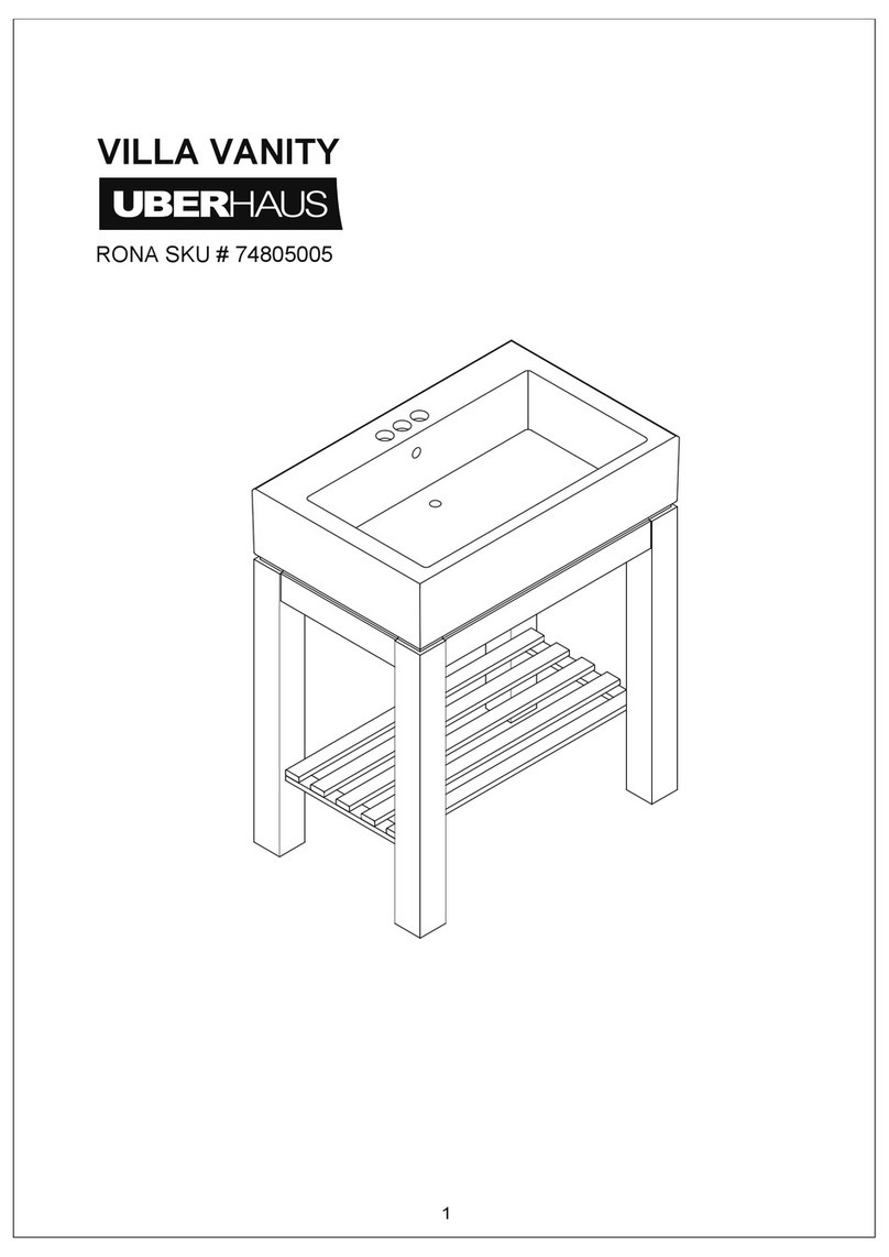 Uberhaus VILLA 74805005 Assembly instructions