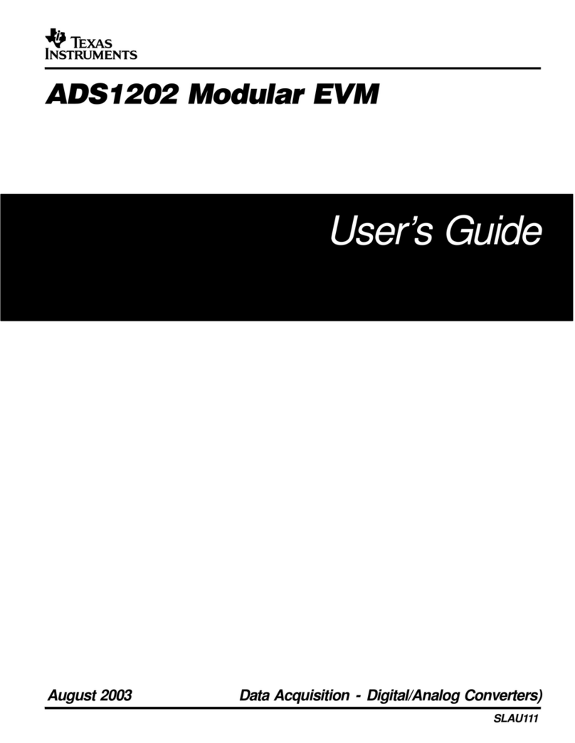 Texas Instruments ADS1202 User manual Texas Instruments ADS1202 User manual