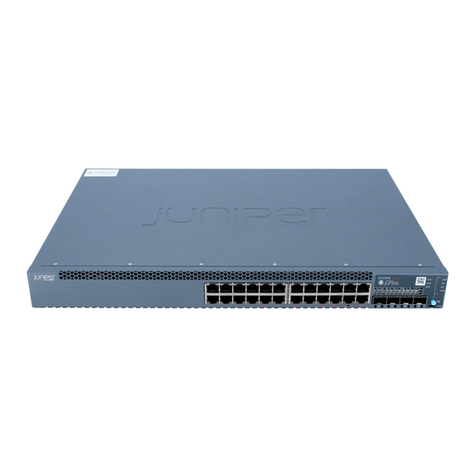 Juniper EX Series User manual Juniper EX Series User manual
