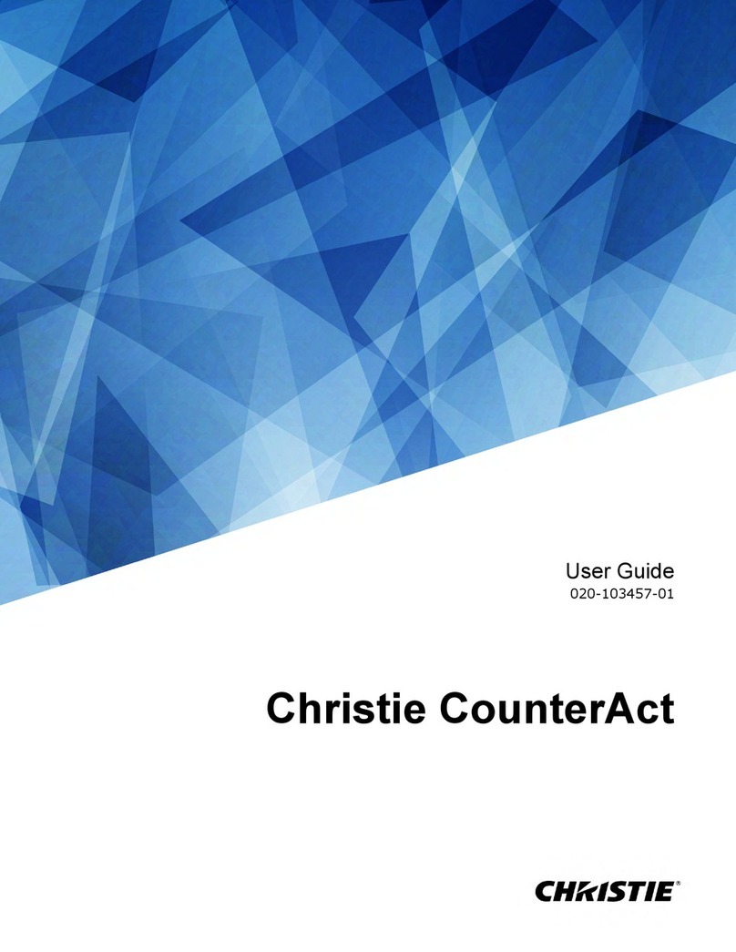 Christie CounterAct Series user guide
