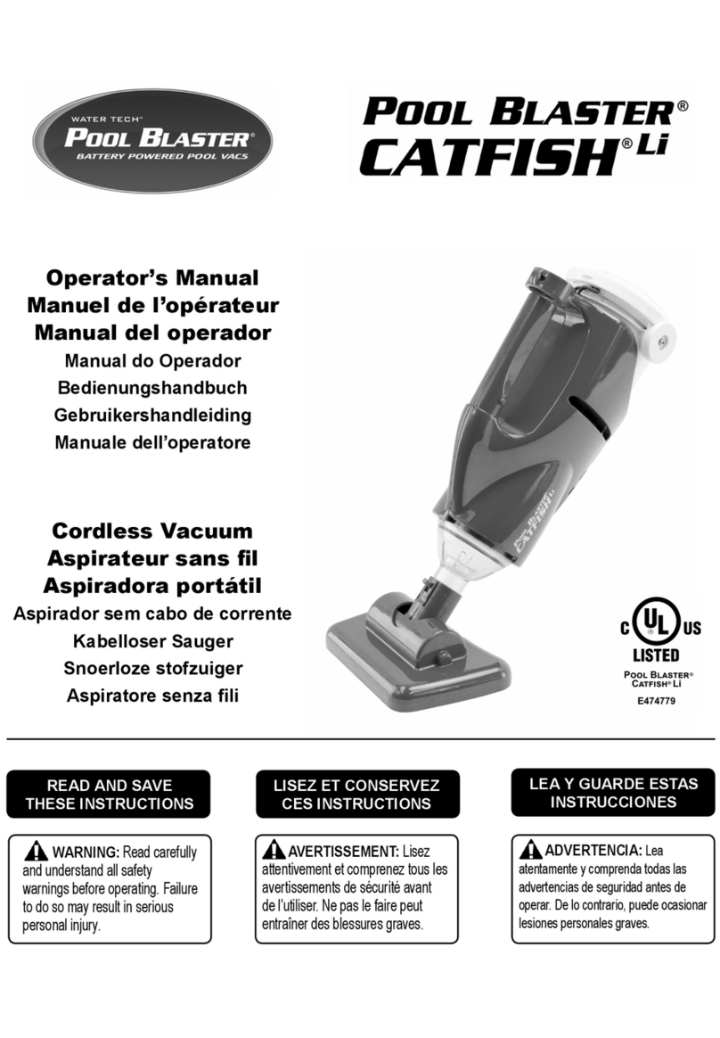 Pool Blaster CATFISH Operator's manual