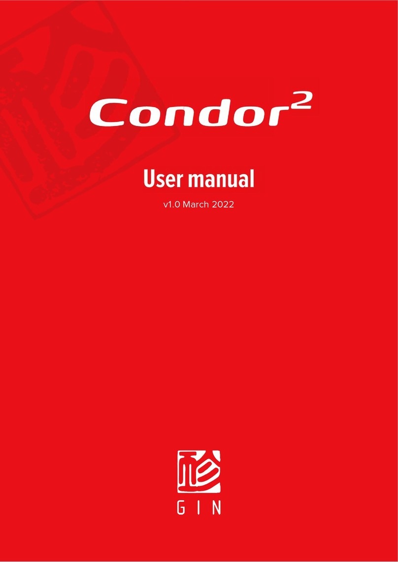 Gin Condor2 User manual