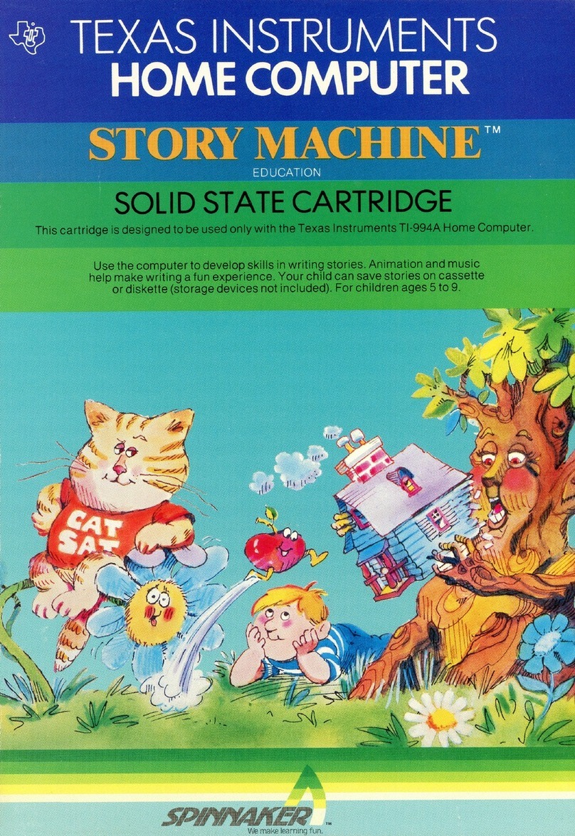 SPINNAKER STORY MACHINE manual