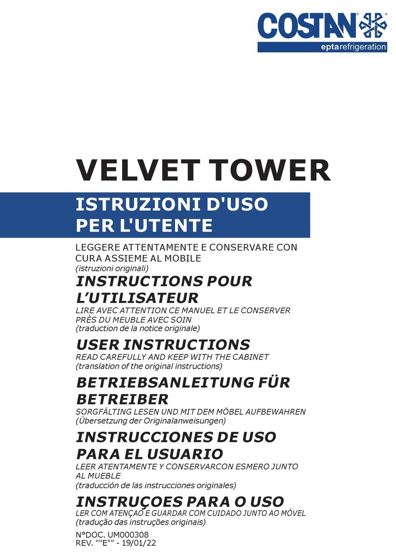 Costan VELVET TOWER User instructions