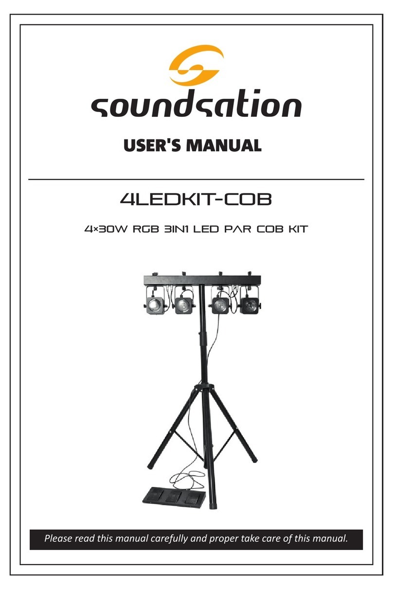 Sound Sation 4LEDKIT-COB User manual