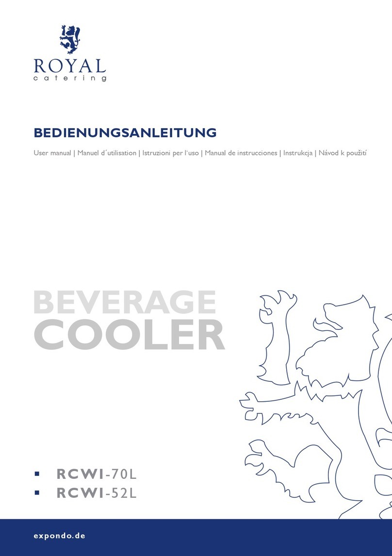 Royal Catering RCWI-70L User manual Royal Catering RCWI-70L User manual
