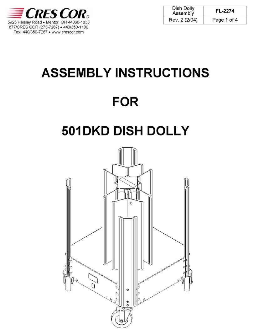 Cres Cor 501DKD Assembly instructions