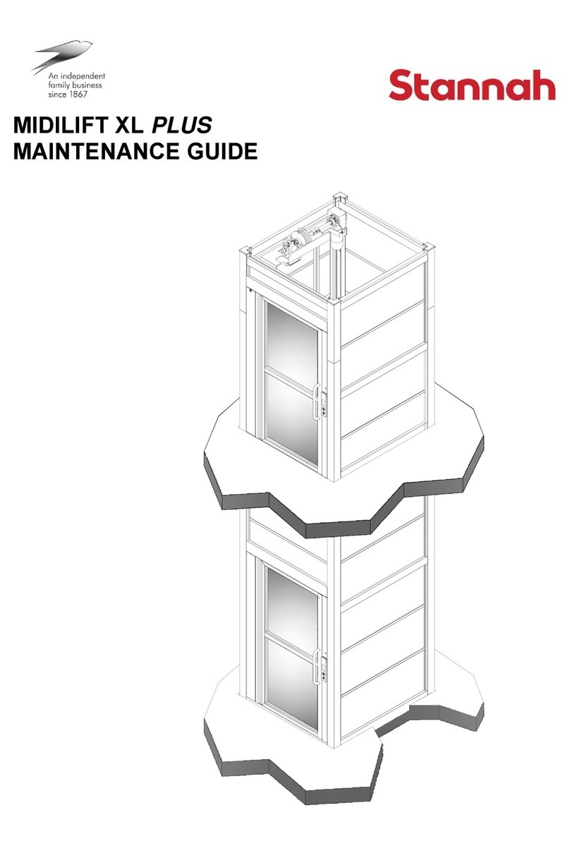 Stannah MIDILIFT XL PLUS Operating manual