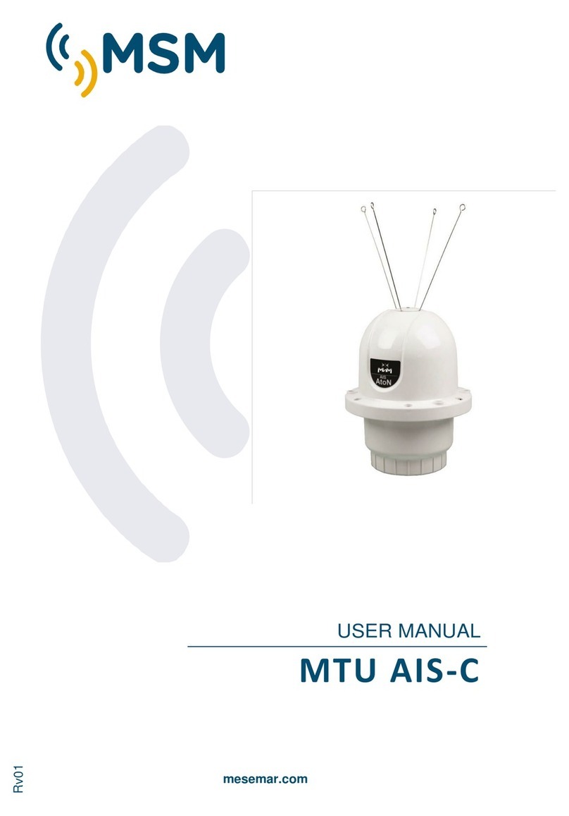 MSM MTU AIS-C User manual