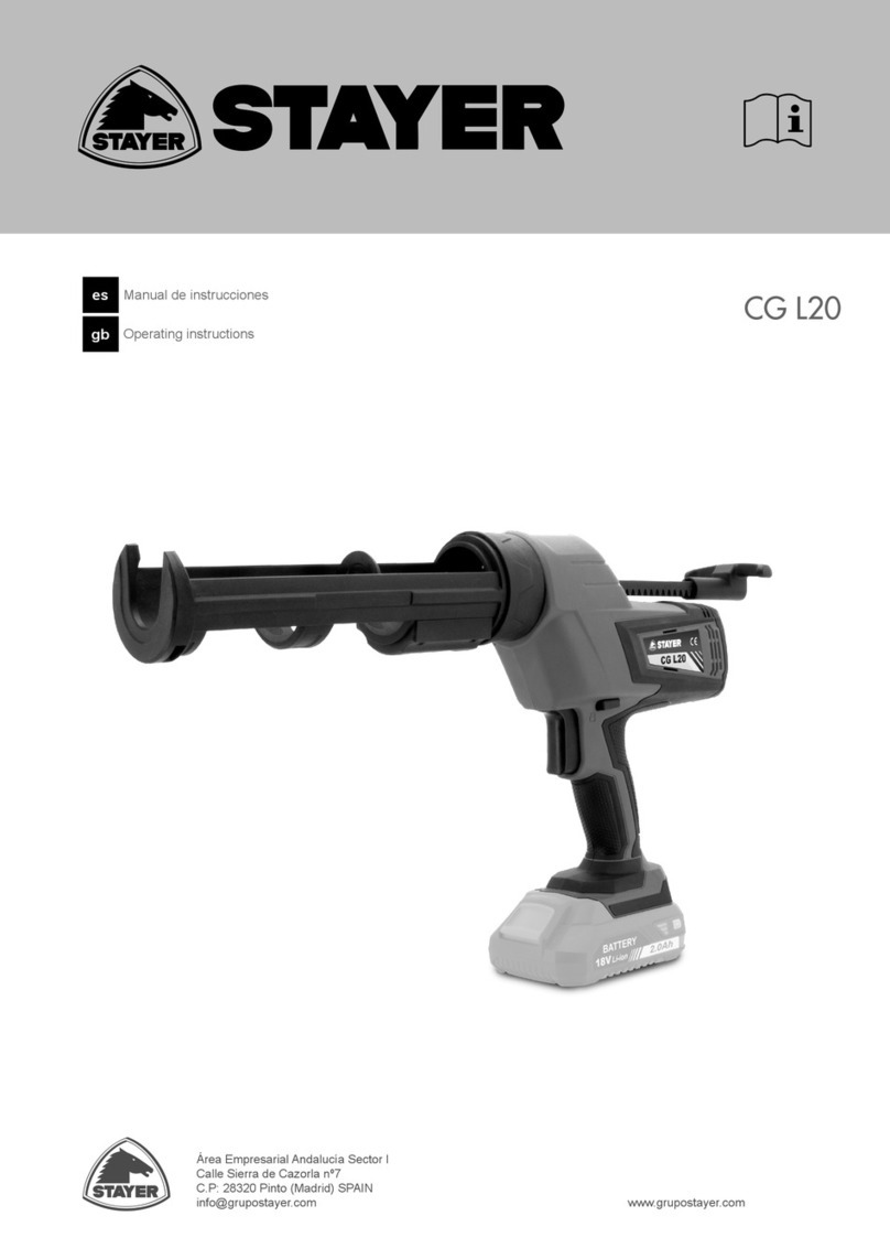 stayer CG L20 operating instructions
