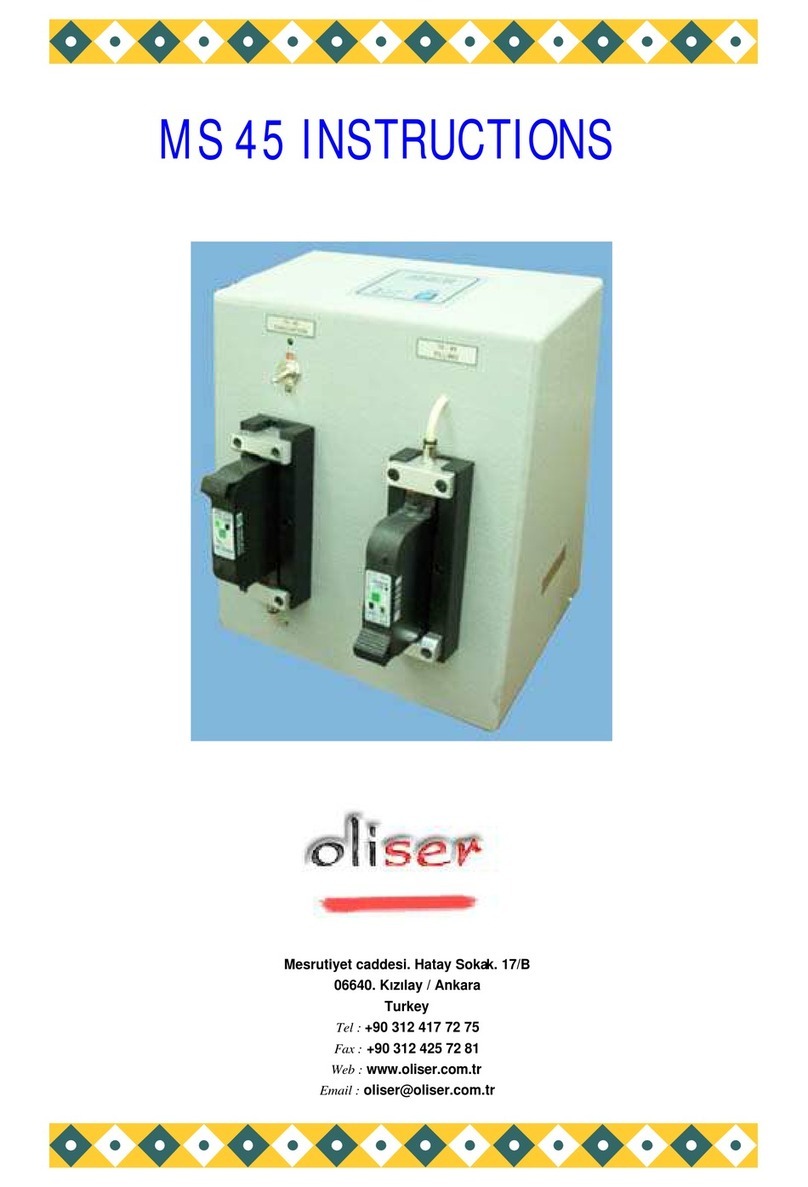 oliser MS 45 User manual