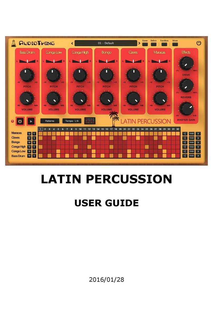 AudioThing LATIN PERCUSSION user guide