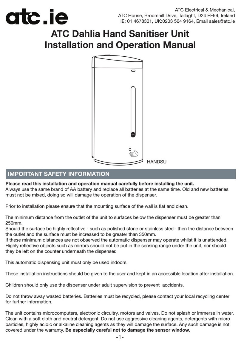 ATC Electrical & Mechanical atc.ie HANDSU Installation and operation manual
