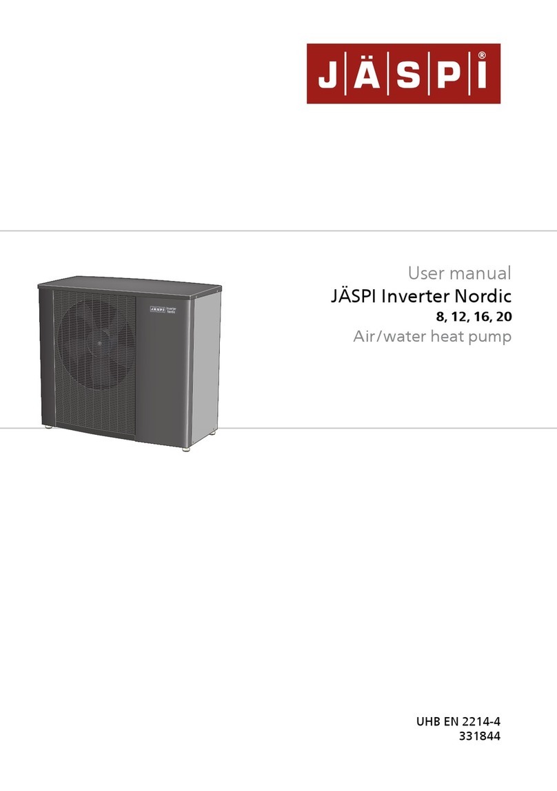 Jaspi Inverter Nordic 8 user manual