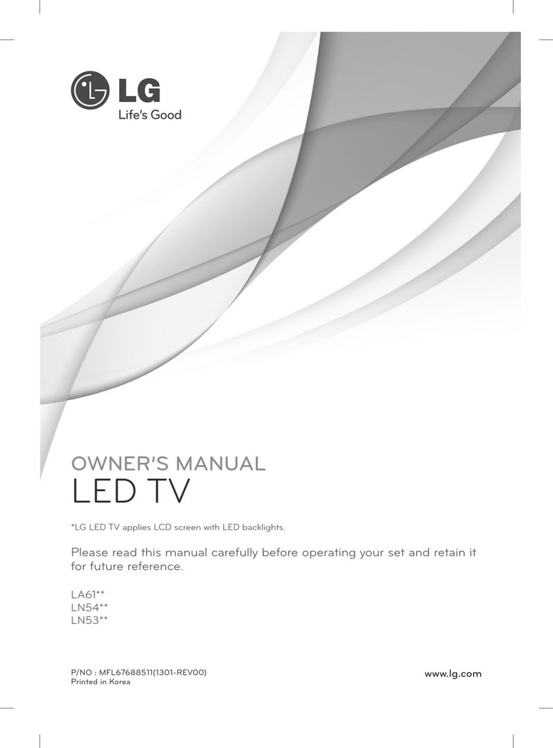 LG LA61 Series User manual