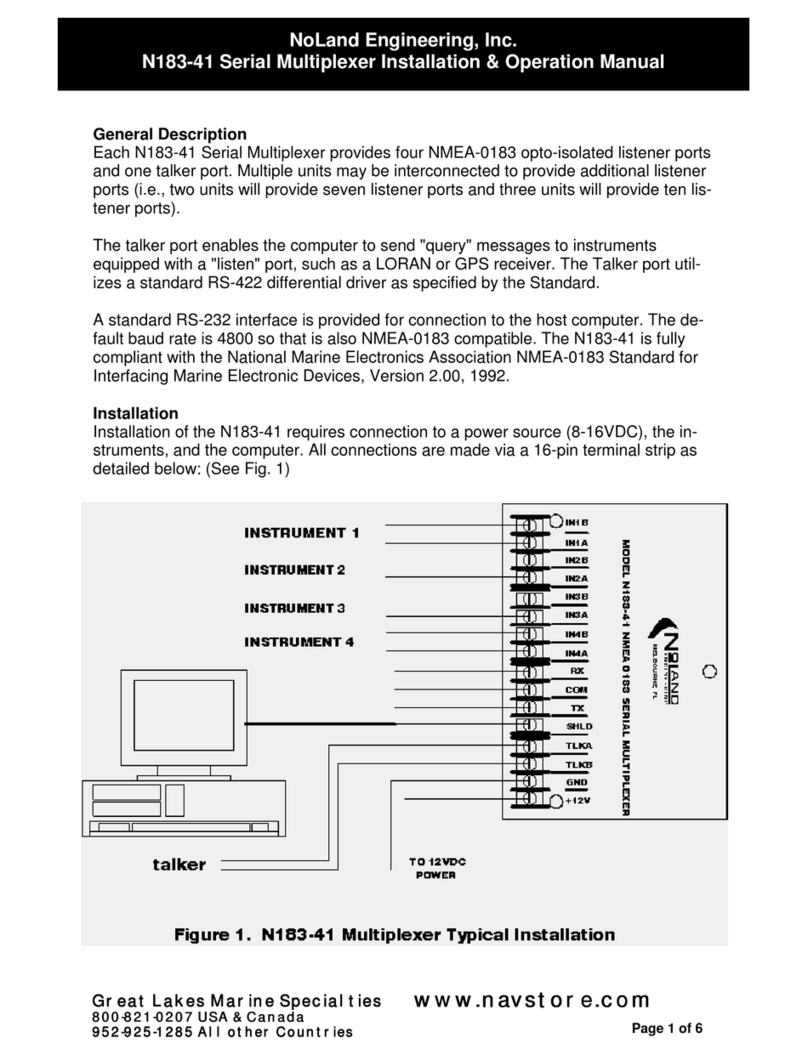 Noland Engineering N183-41 Installation & operation manual