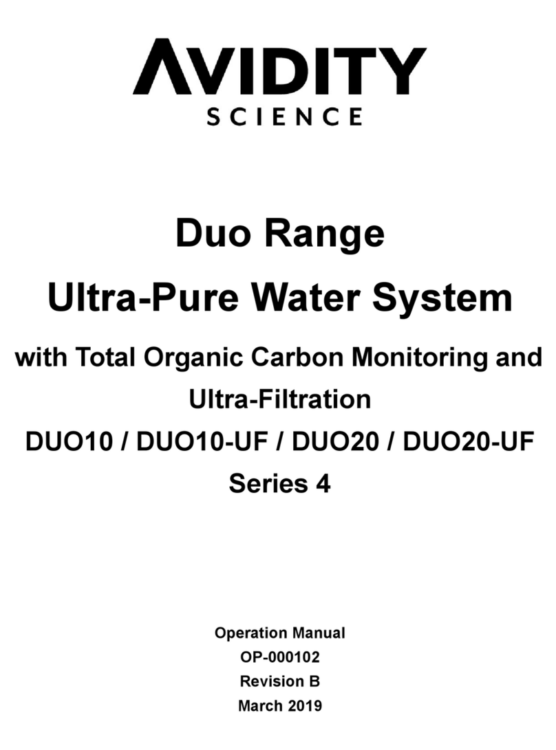 Avidity Science Duo Series Operation manual