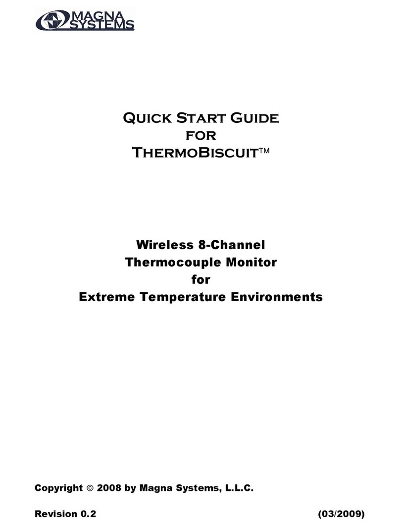 Magna Systems ThermoBiscuit User manual