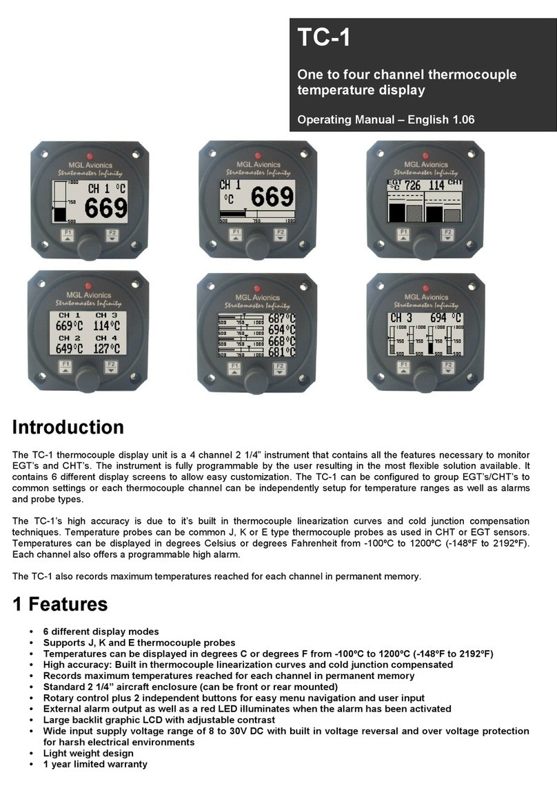 MGL Avionics TC-1 operating manual