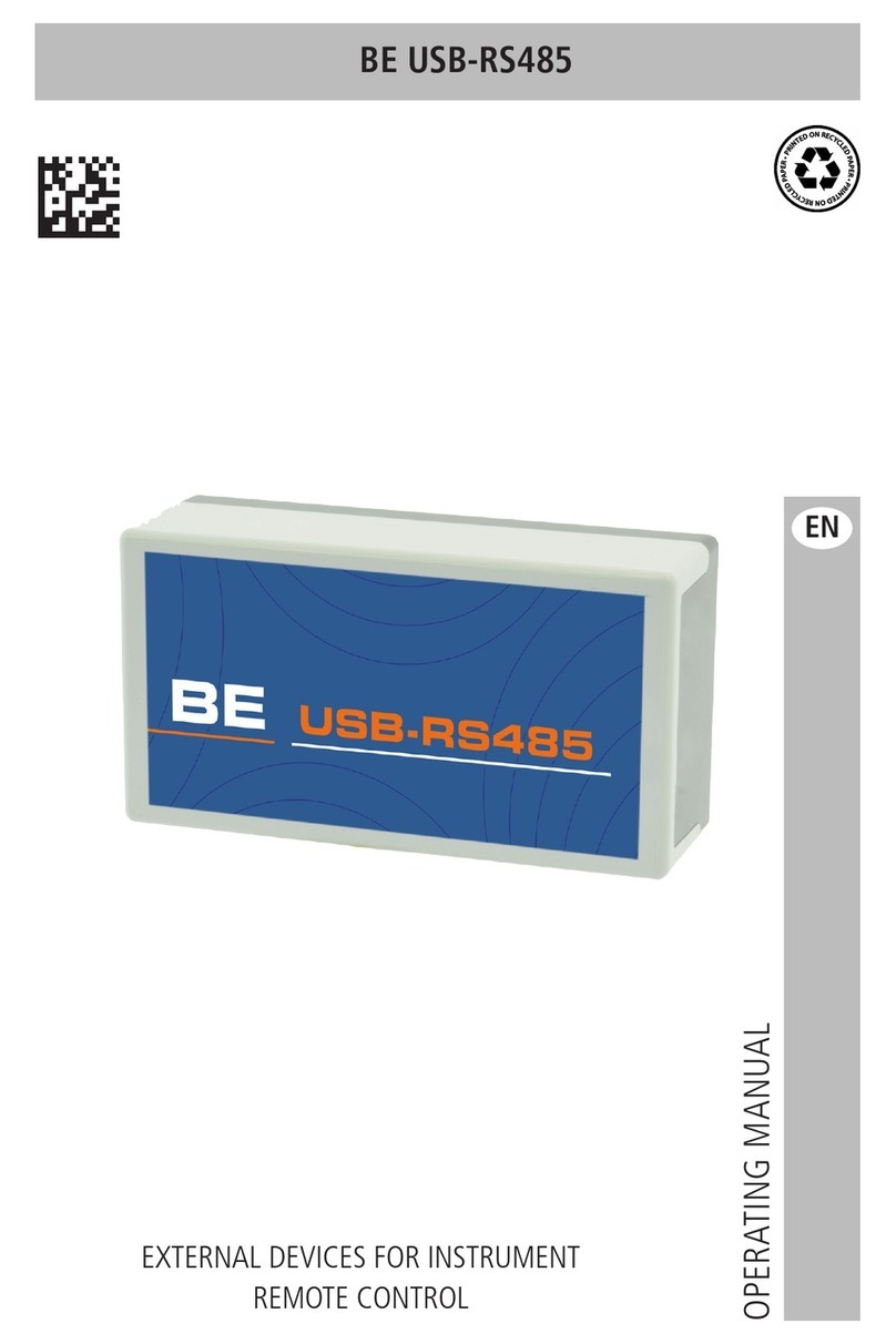 BE USB-RS485 User manual