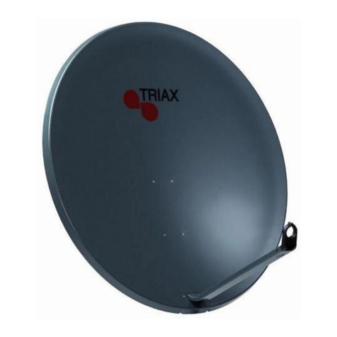 Triax TD110 dish Assembly and mounting instructions Triax TD110 dish Assembly and mounting instructions
