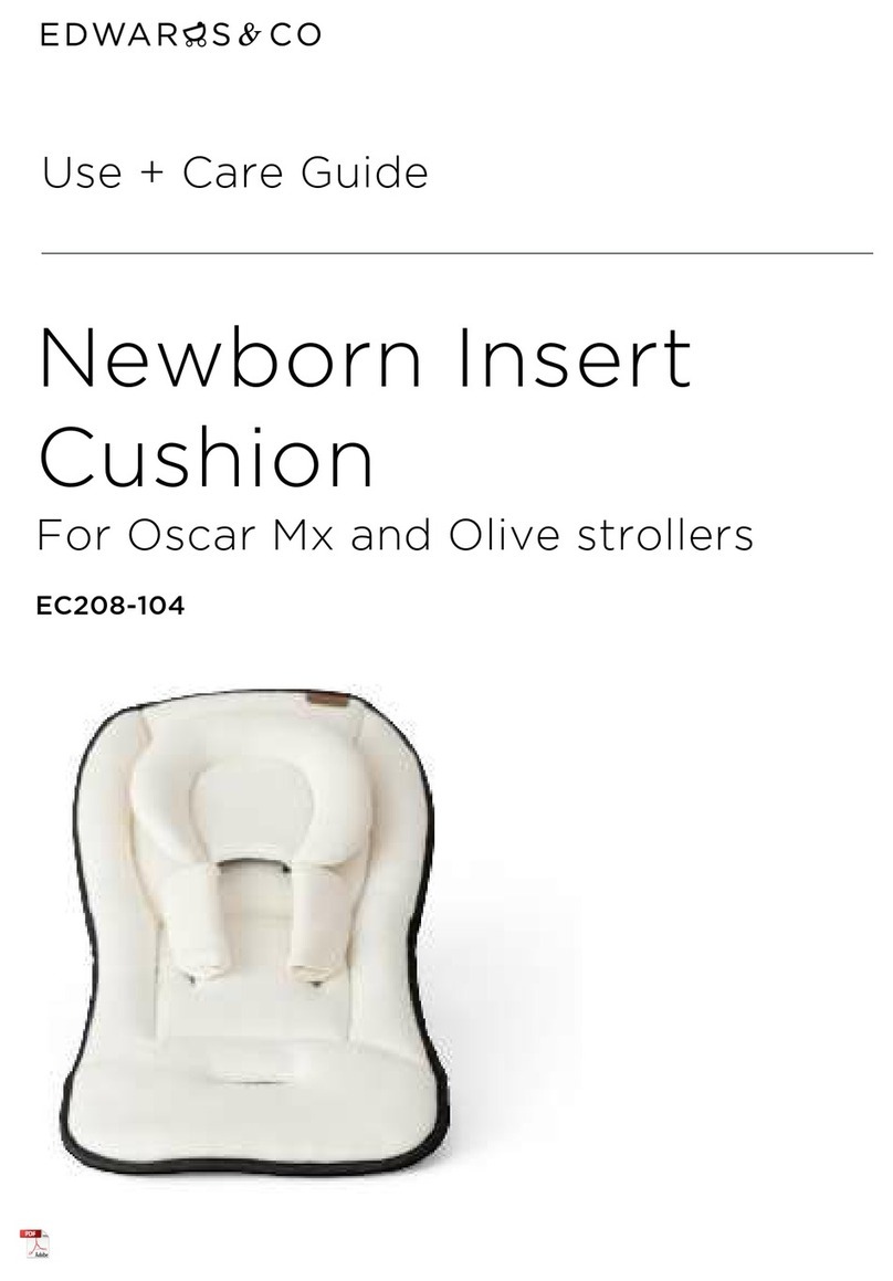 Edwards & Co Newborn Insert Cushion Use & care guide