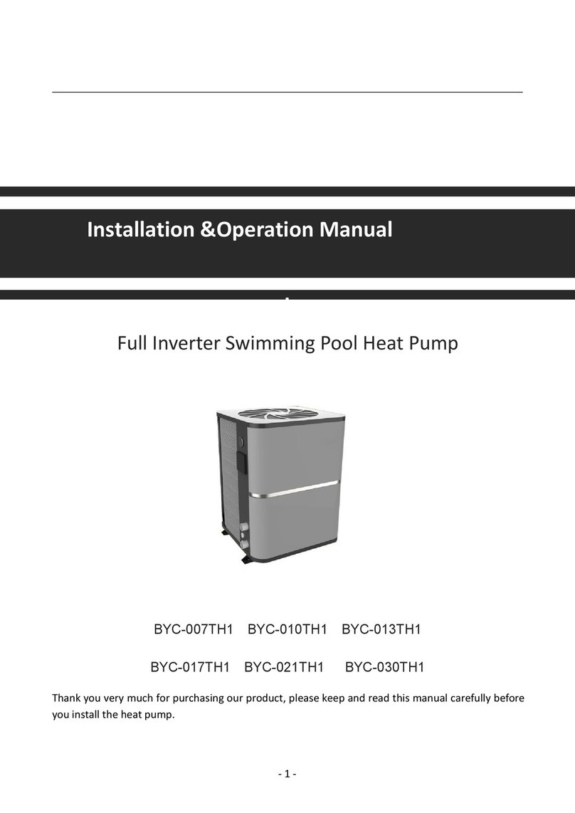 Green Star BYC-007TH1 Installation & operation manual Green Star BYC-007TH1 Installation & operation manual