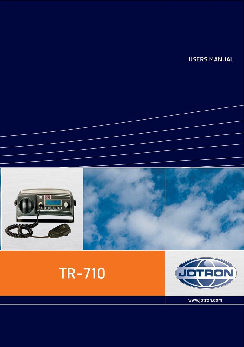 jotron TR-710 User manual