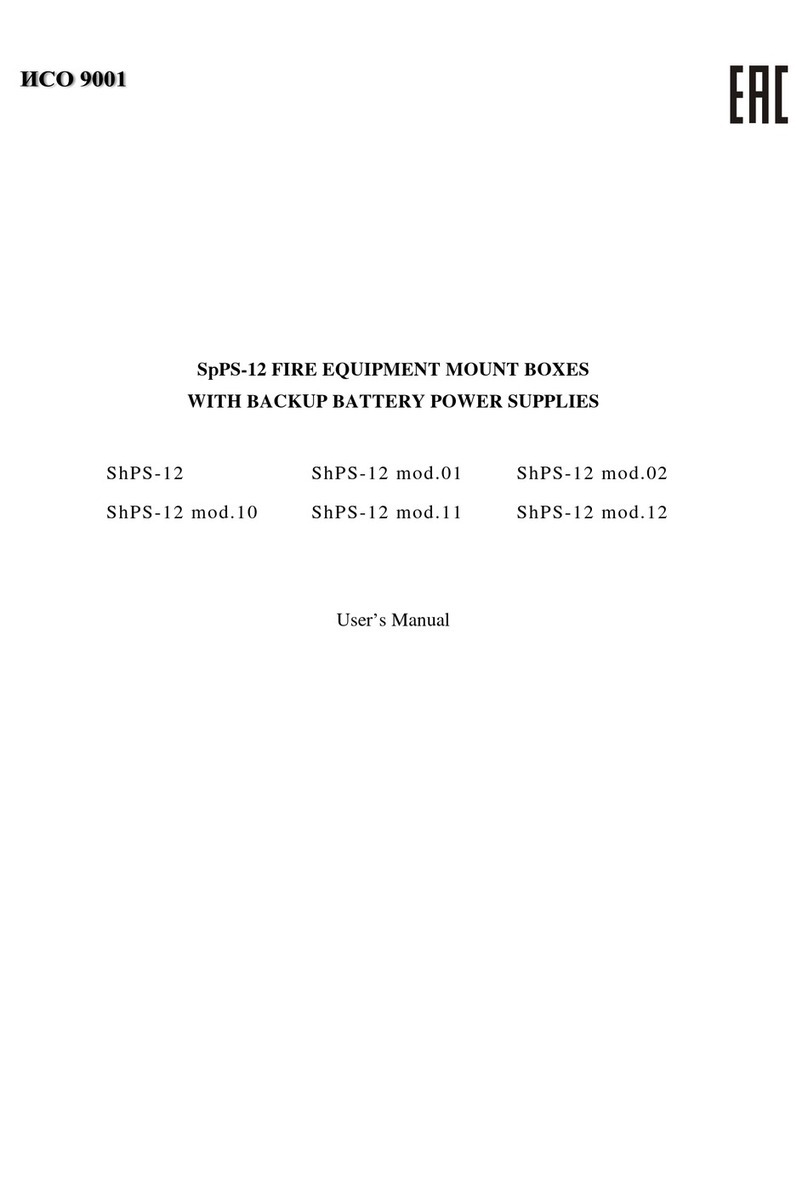 bolid ShPS-12 user manual