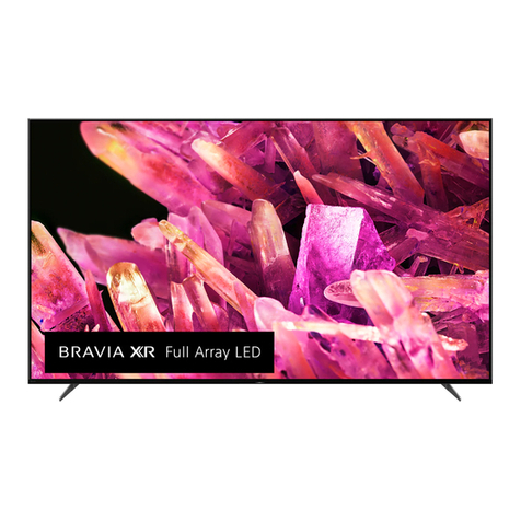 Sony Bravia XR XR-85X9 K Series User manual