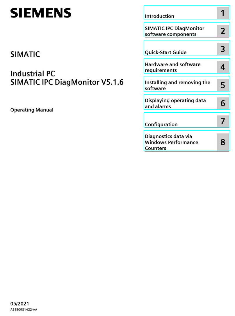 Siemens SIMATIC IPC DiagMonitor V5.1.6 User manual