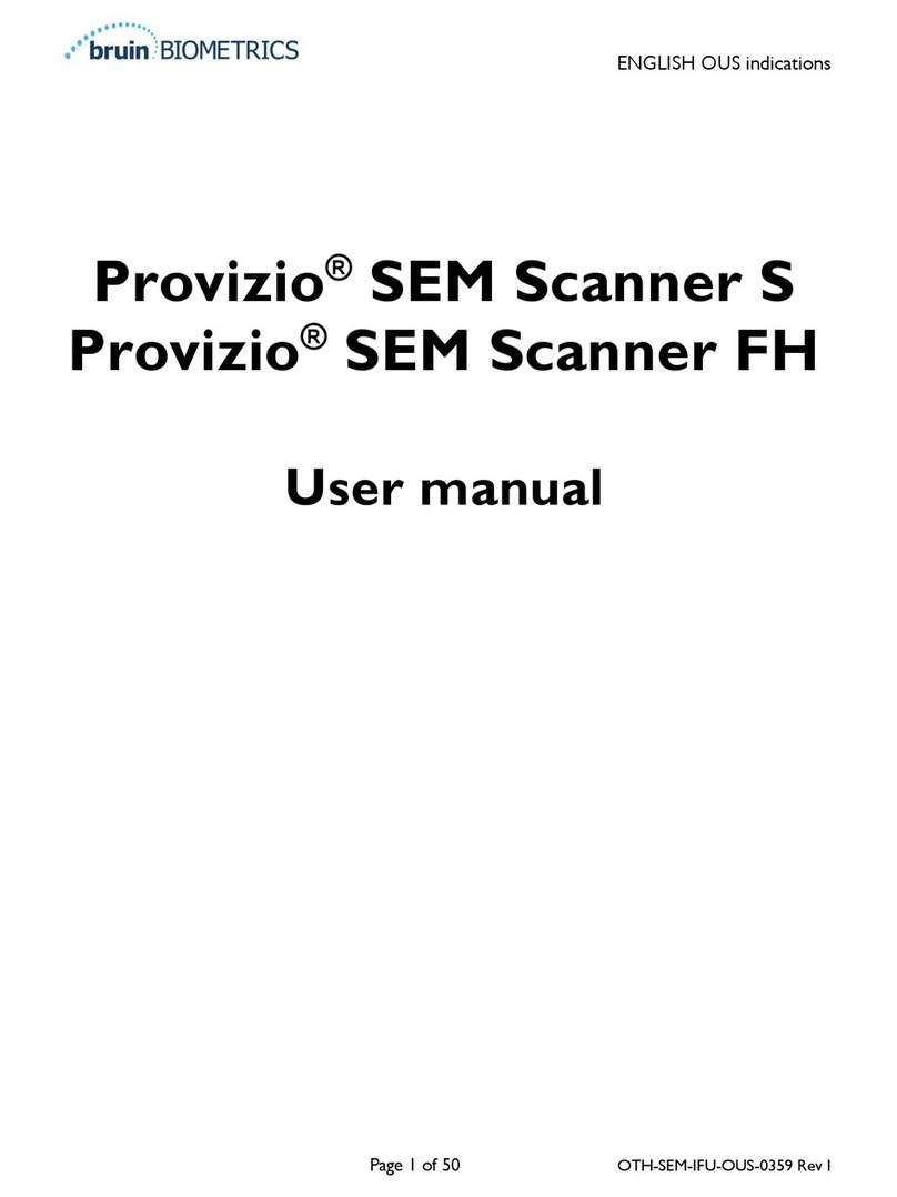 BRUIN BIOMETRICS Provizio SEM Scanner S user manual
