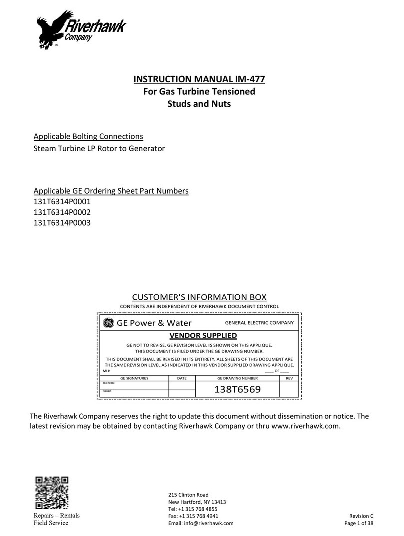 riverhawk IM-477 instruction manual