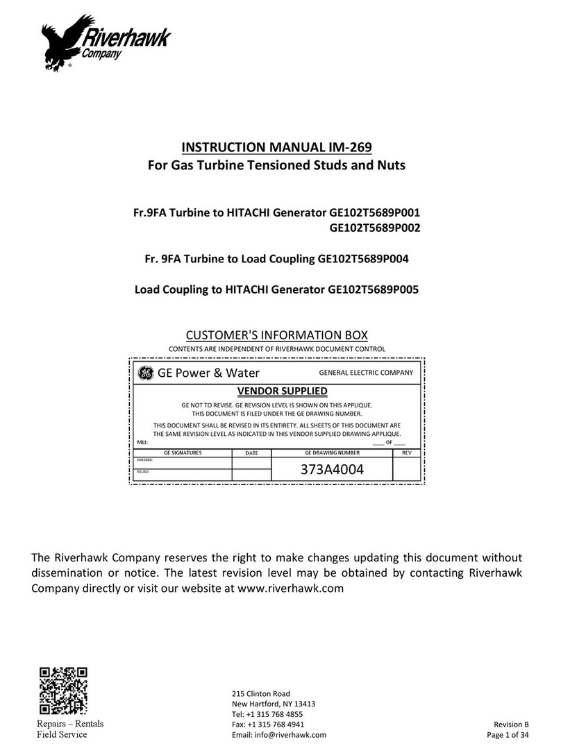 riverhawk IM-269 instruction manual